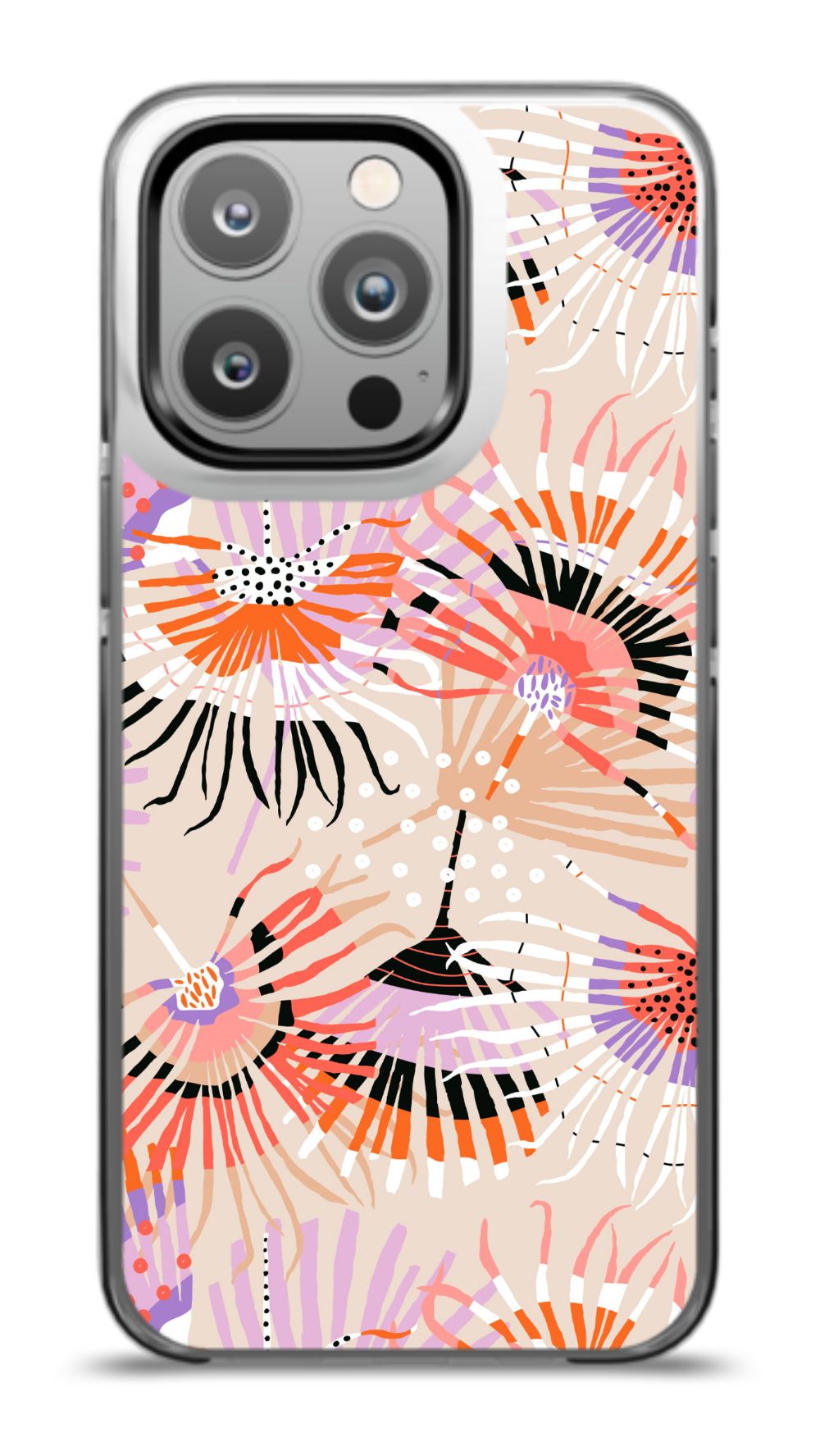 Abstract Floral Burst Phone Case
