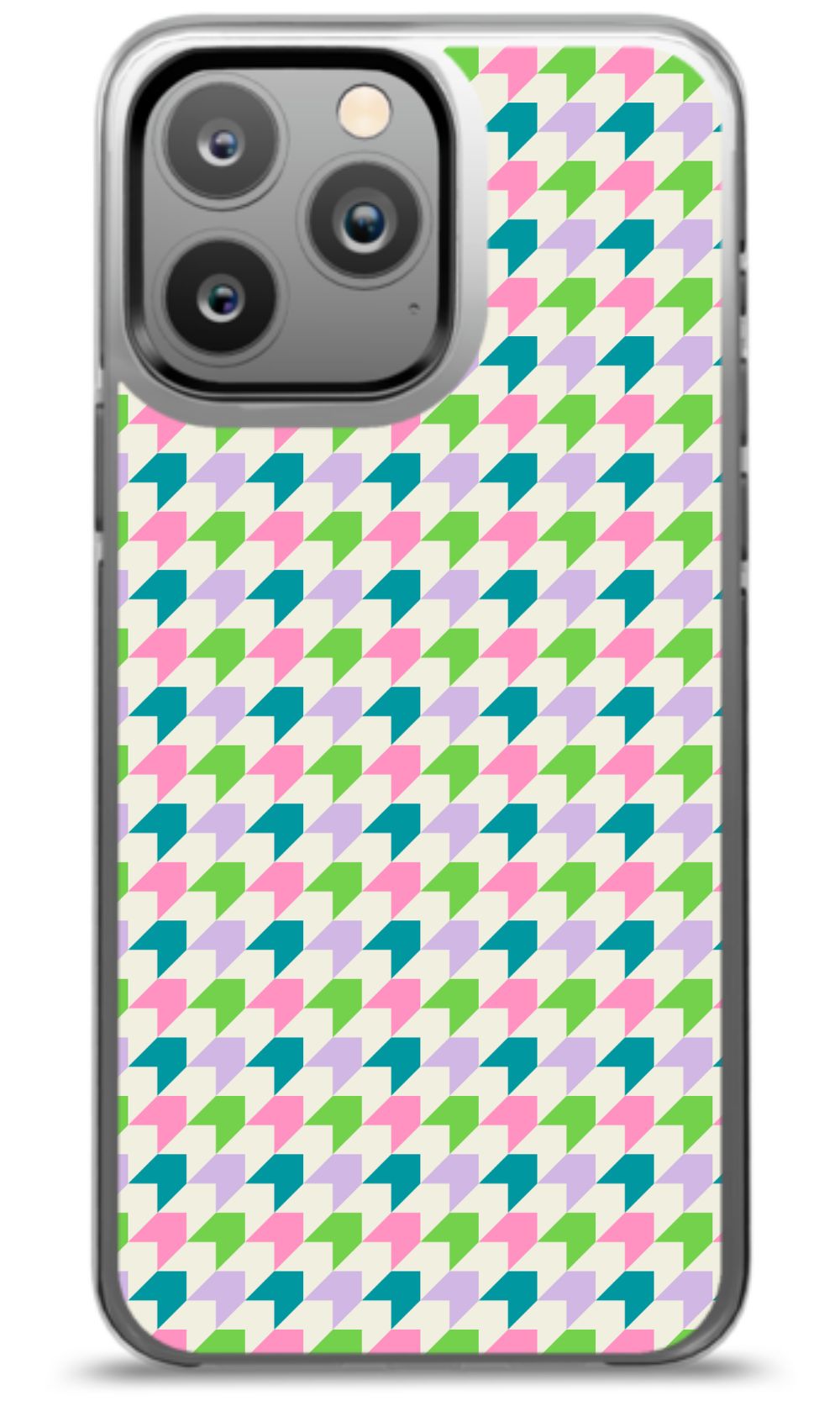 Pastel Geometric Pattern Phone Case