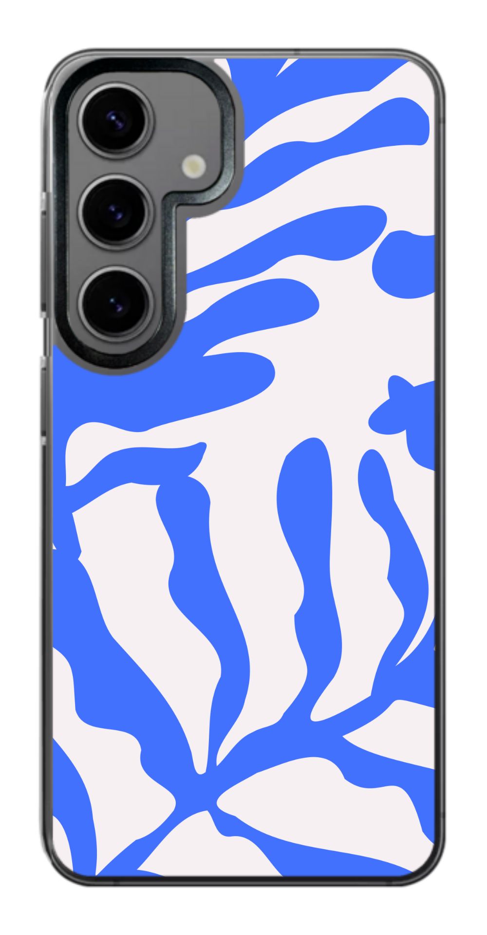 Blue Abstract Waves Phone Case