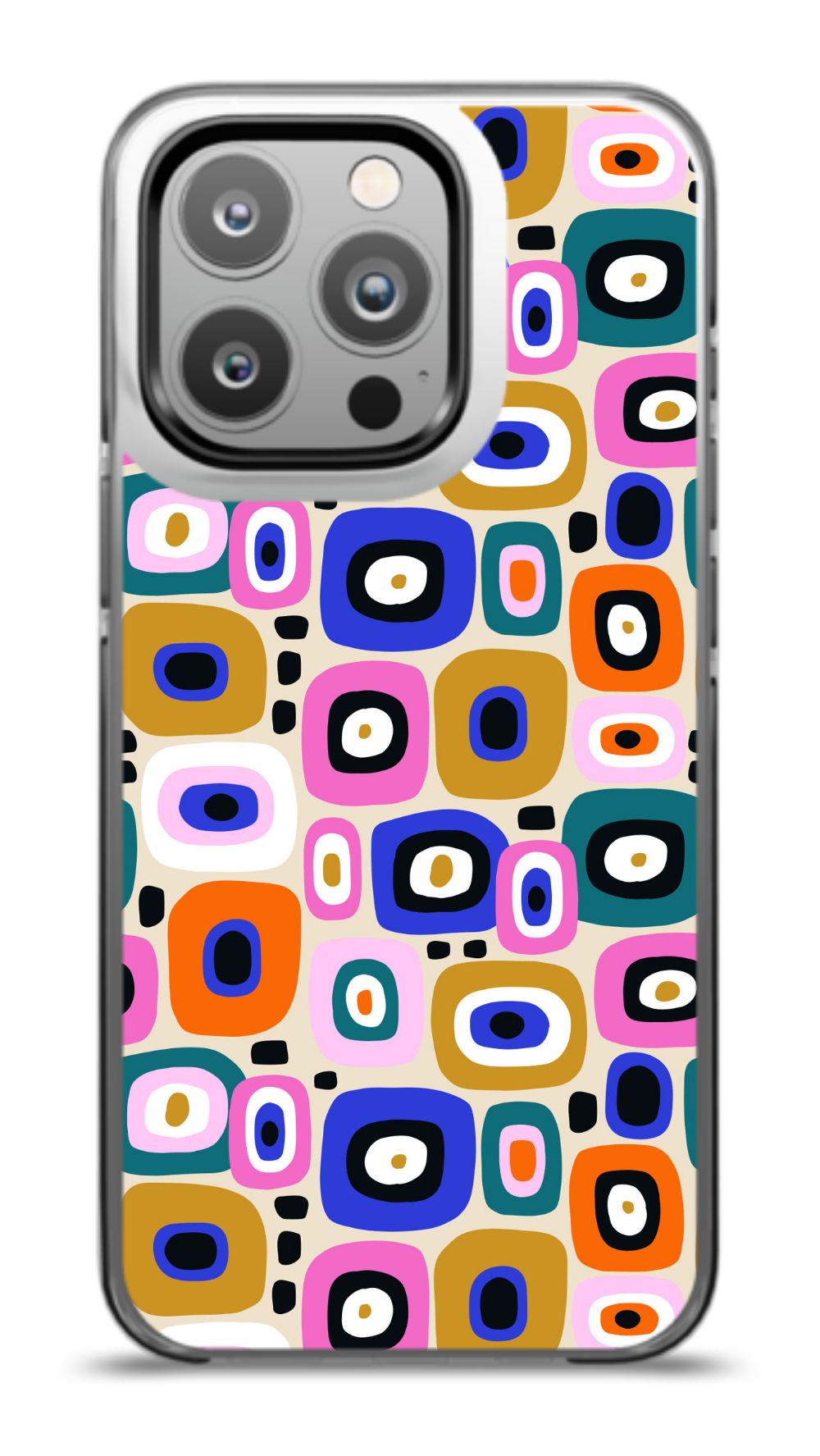 Retro Geo Squares Phone Case