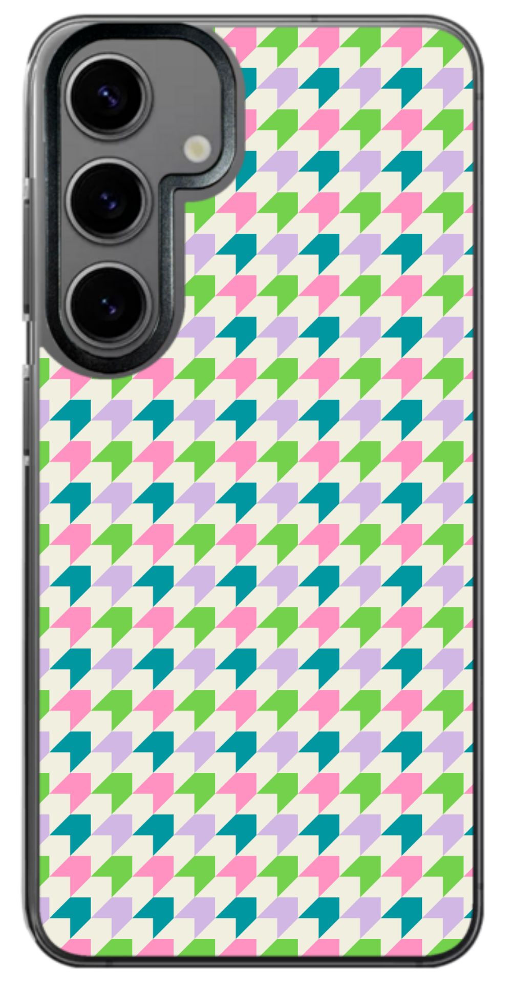 Pastel Geometric Pattern Phone Case