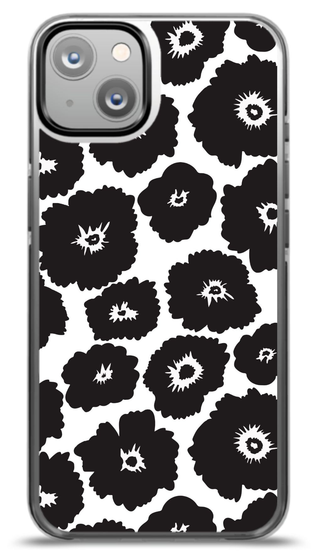 Monochrome Floral Phone Case