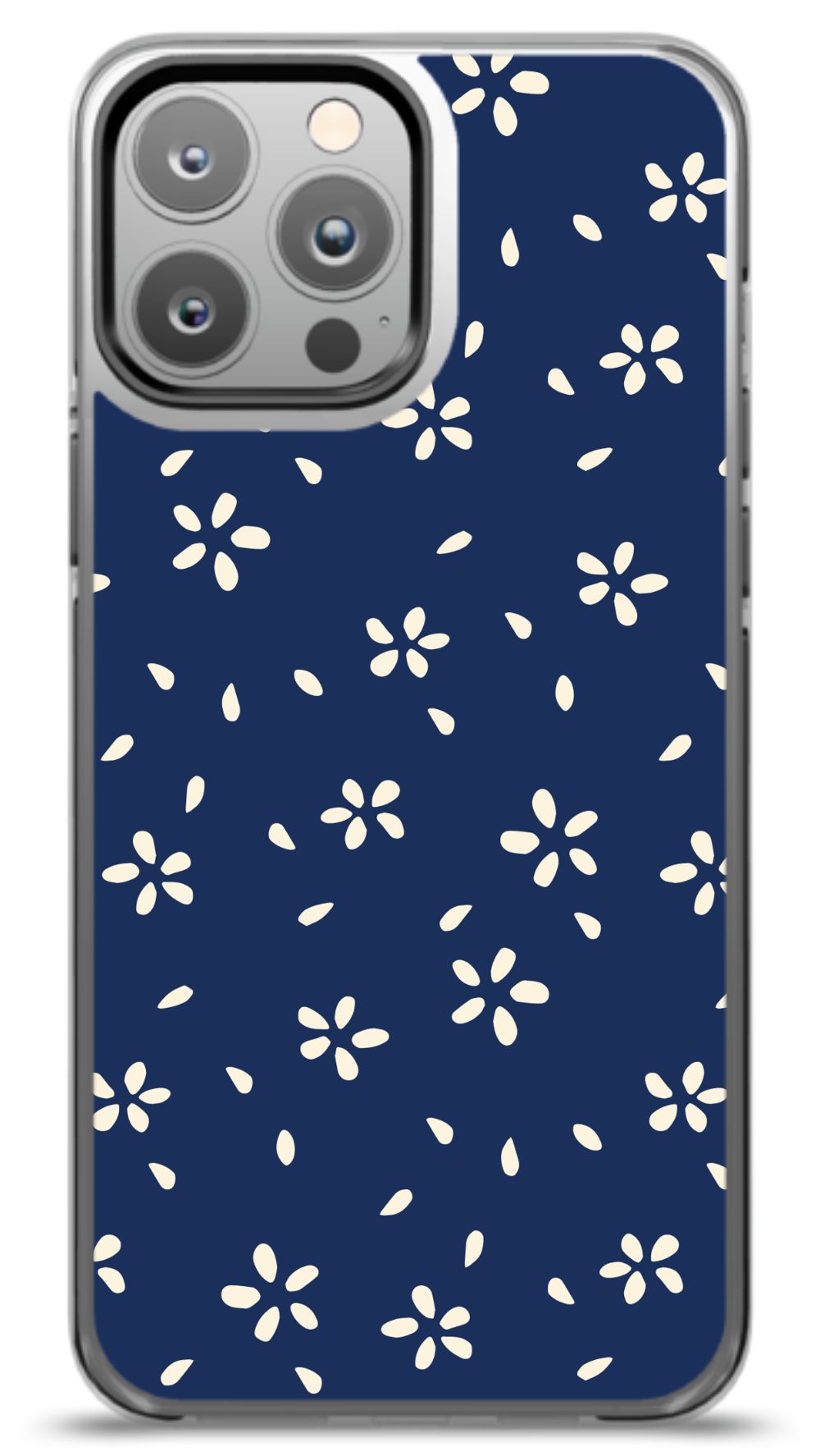Blue Petal Bloom Phone Case