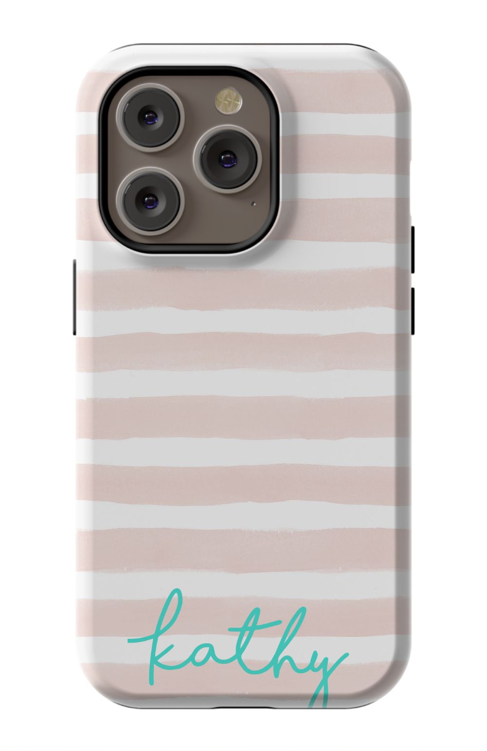 Personalized Pink Watercolor Phone Case