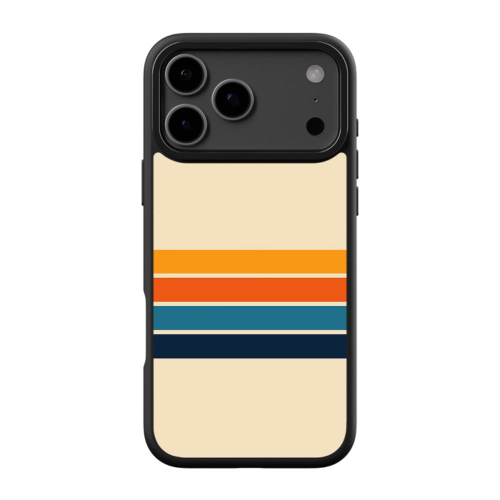 Retro Striped Aesthetic Minimalist Phone Case