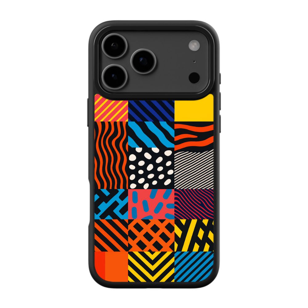Vibrant Geometric Aesthetic Phone Case