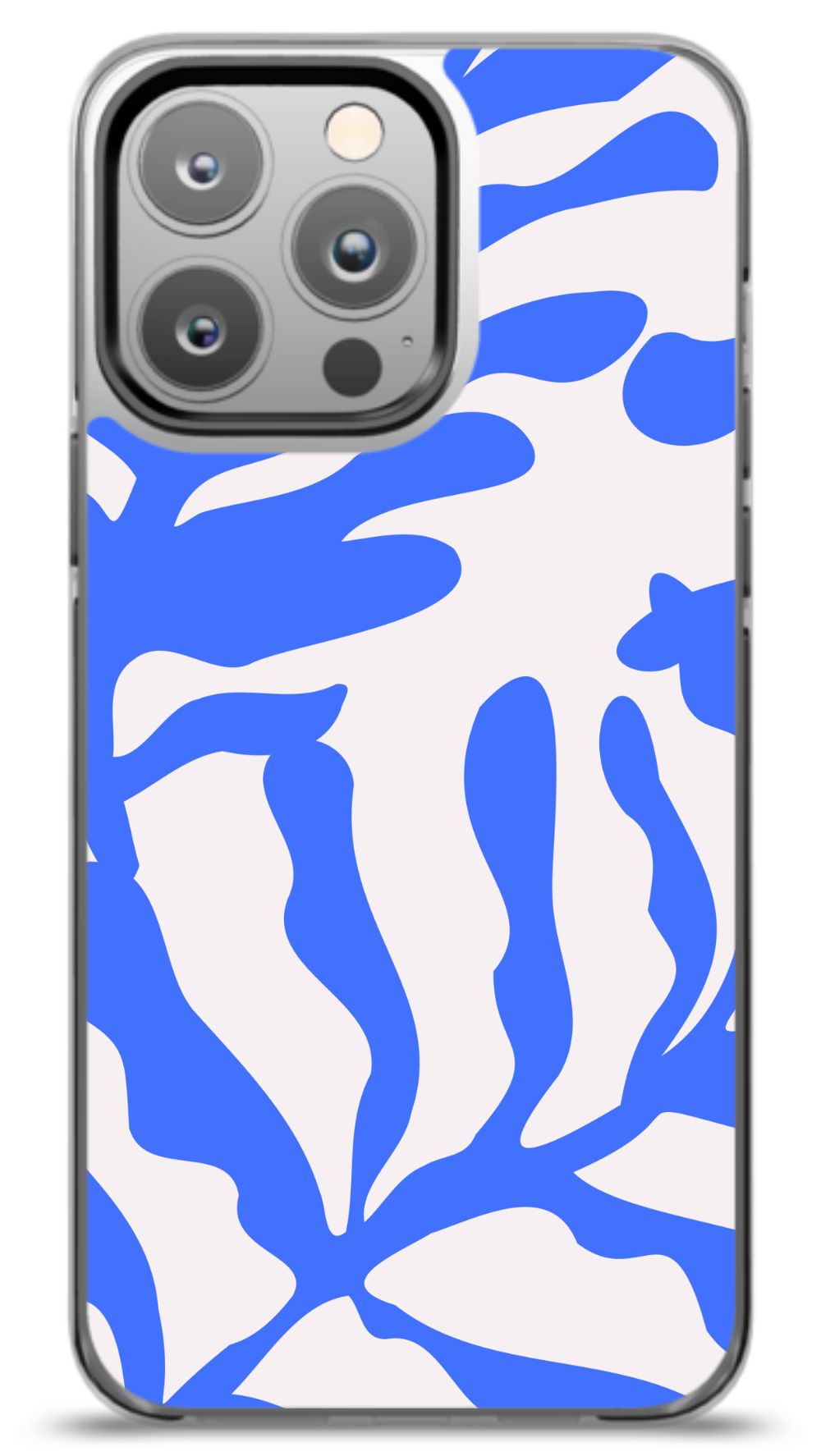 Blue Abstract Waves Phone Case
