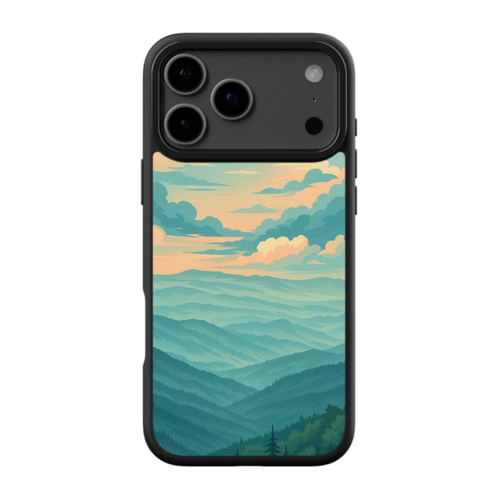 Serene Mountain View Phone Case