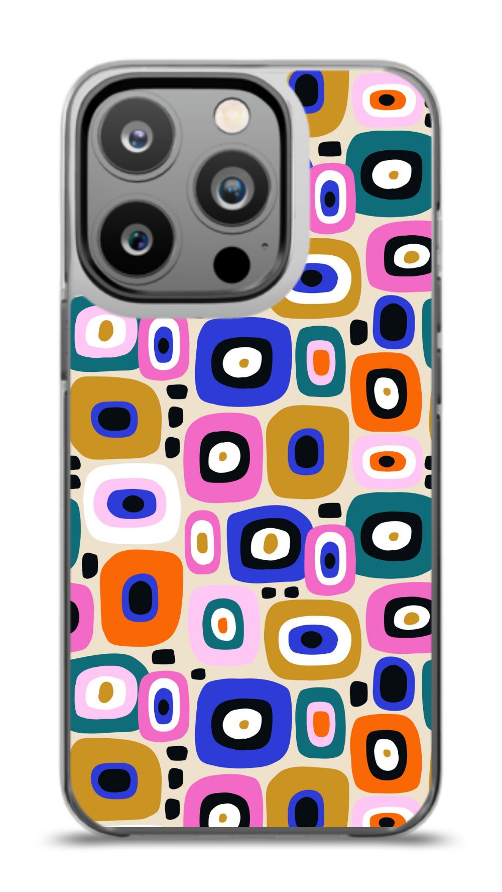 Retro Geo Squares Phone Case