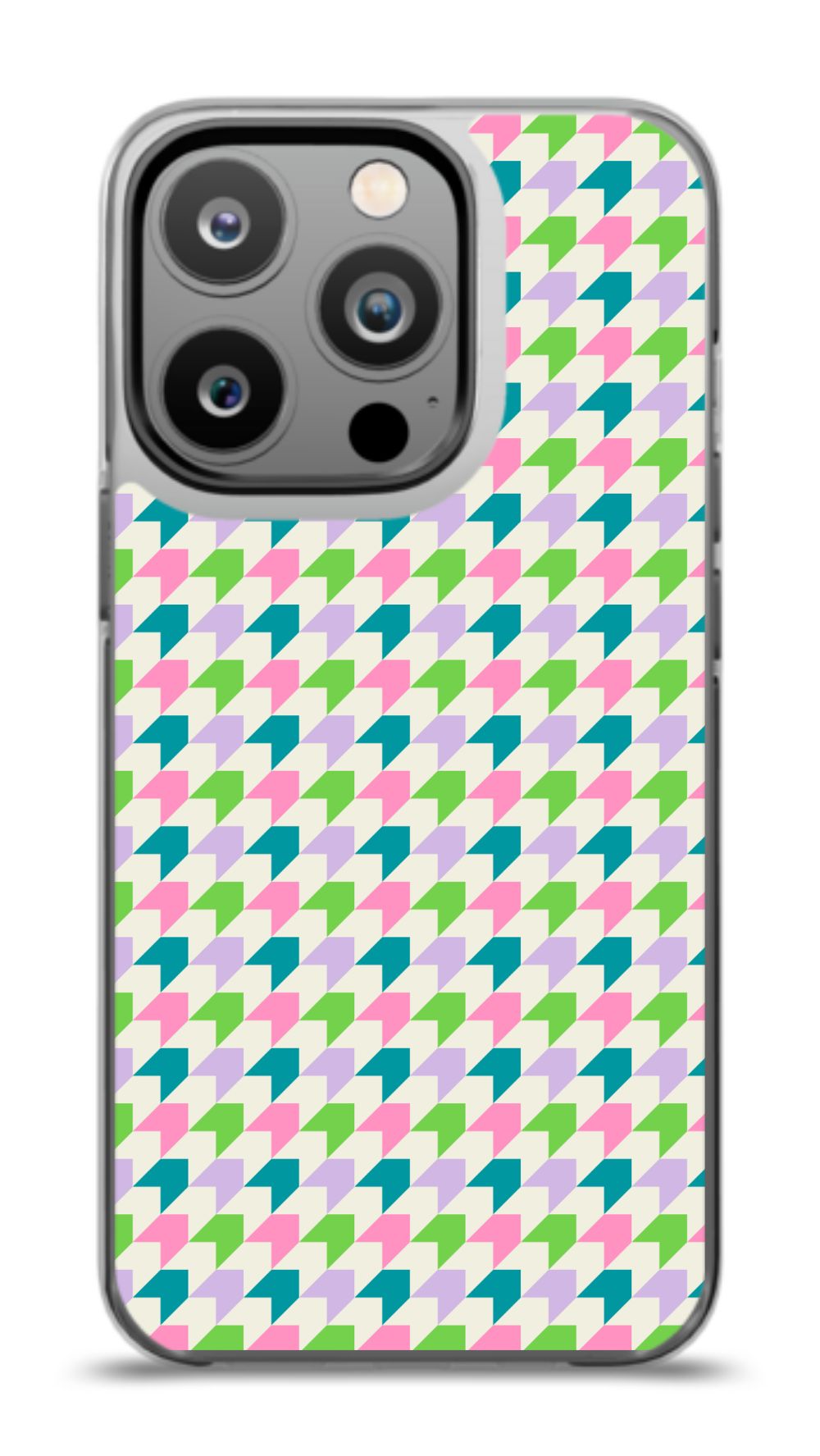 Pastel Geometric Pattern Phone Case