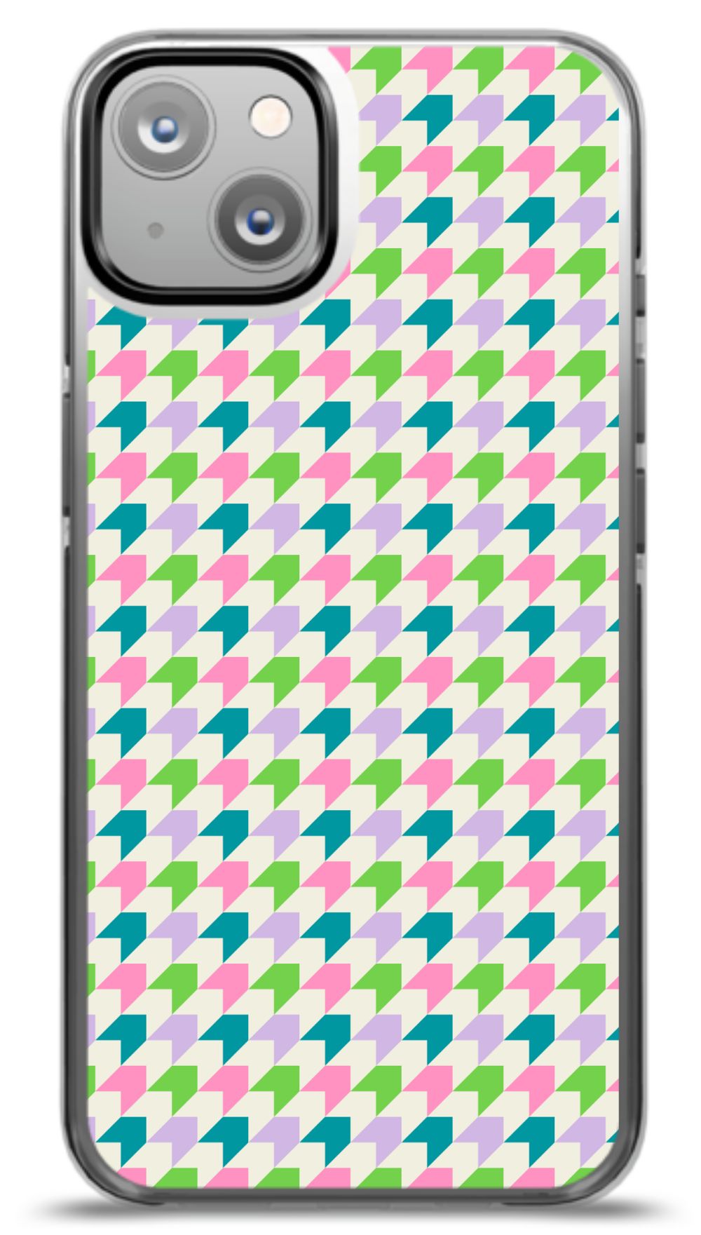 Pastel Geometric Pattern Phone Case