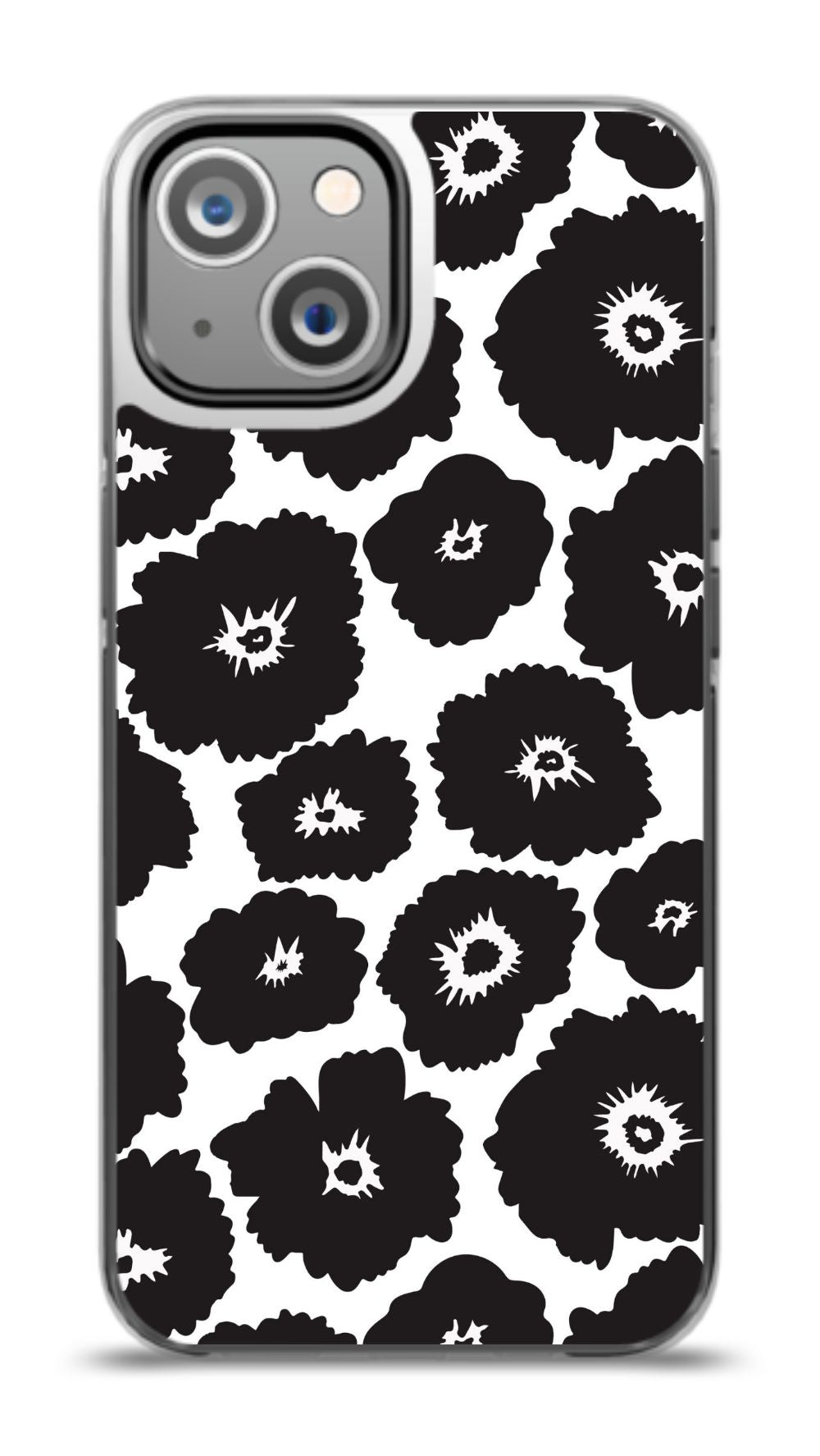 Monochrome Floral Phone Case