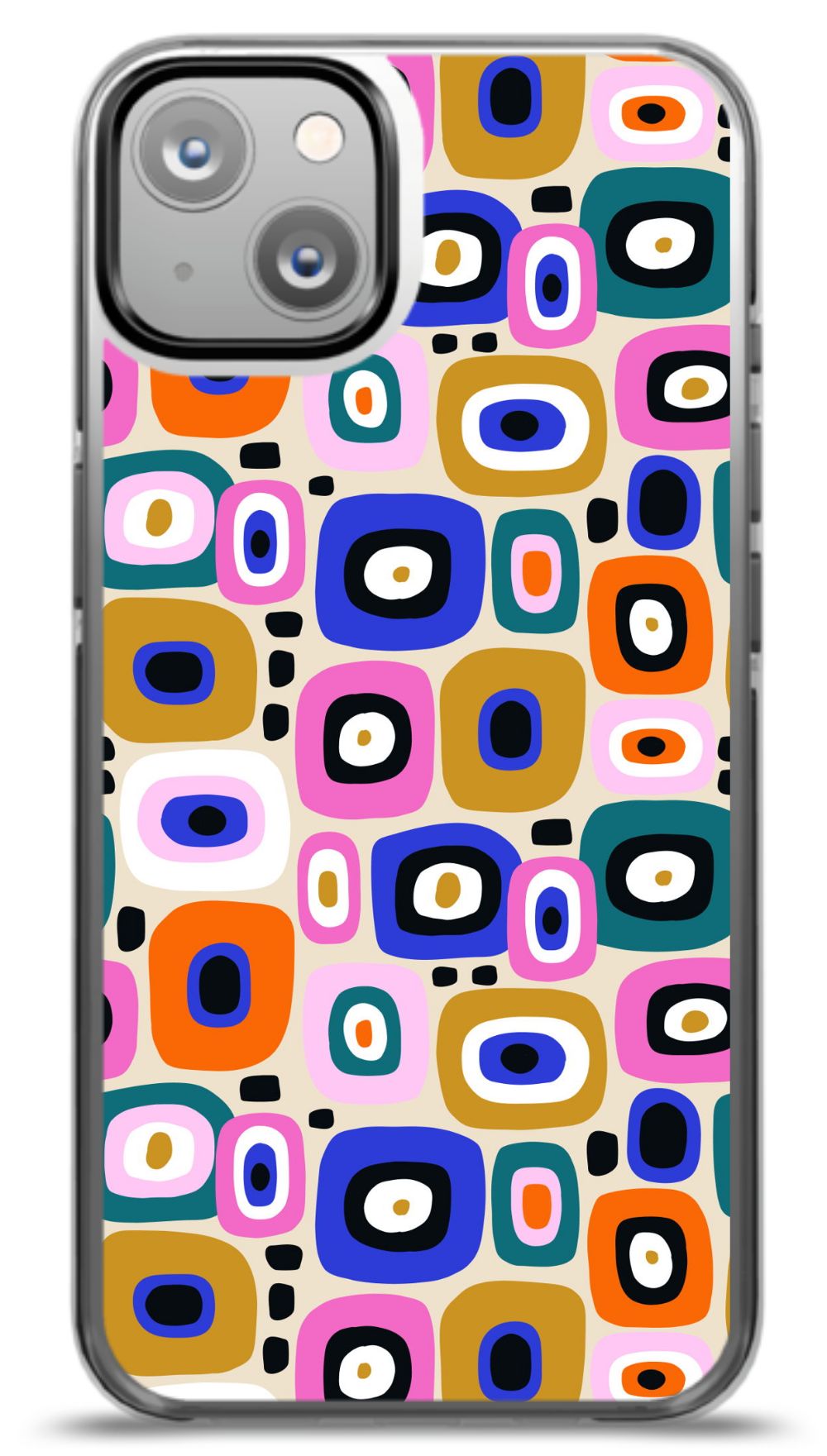 Retro Geo Squares Phone Case