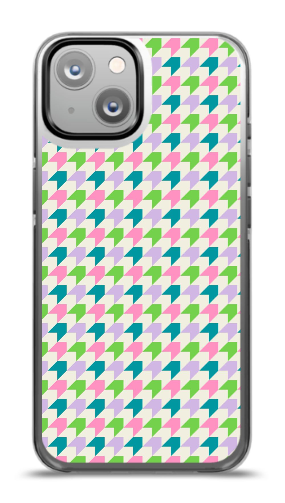 Pastel Geometric Pattern Phone Case