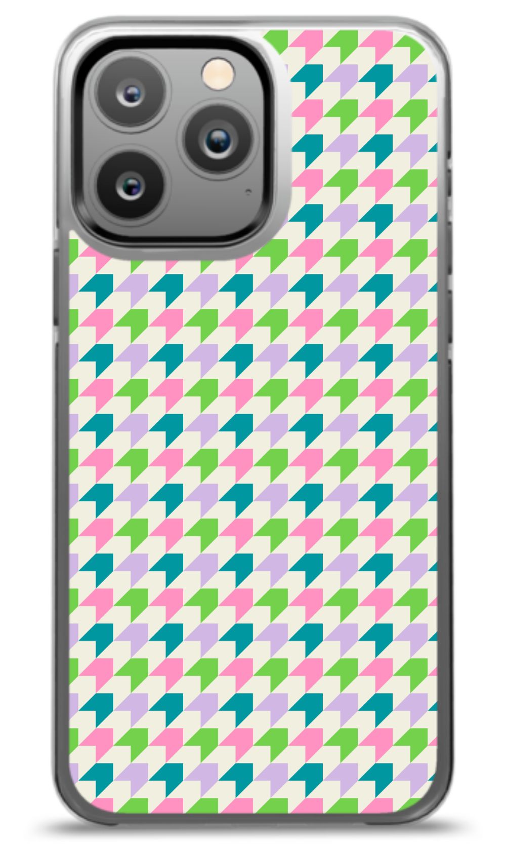 Pastel Geometric Pattern Phone Case