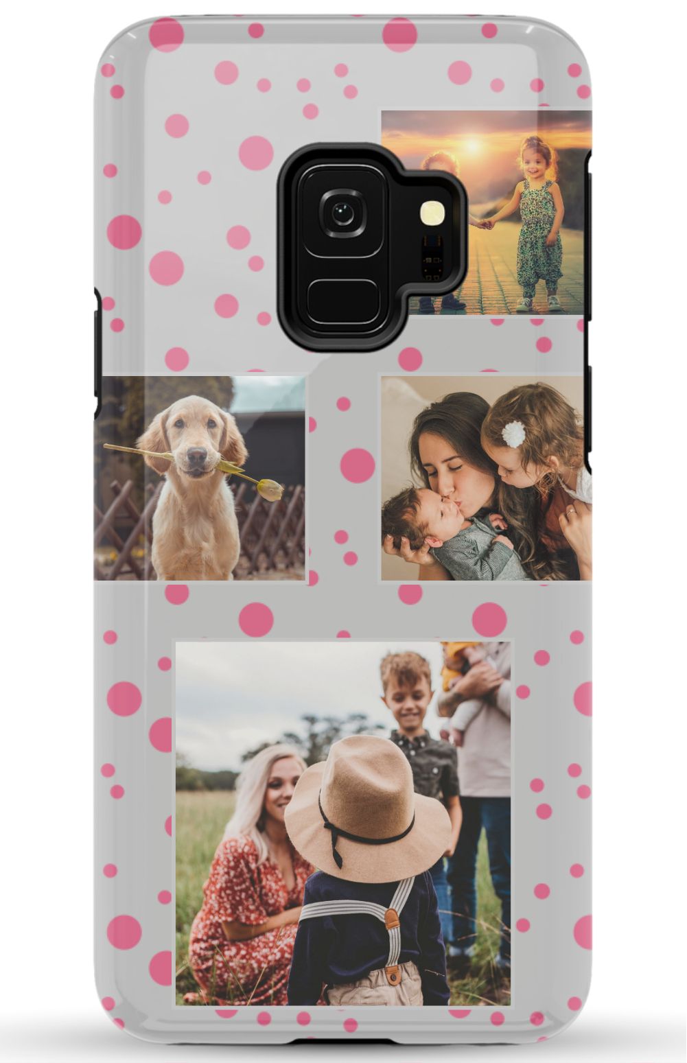 Personalized Gallery Polka Dot Phone Case