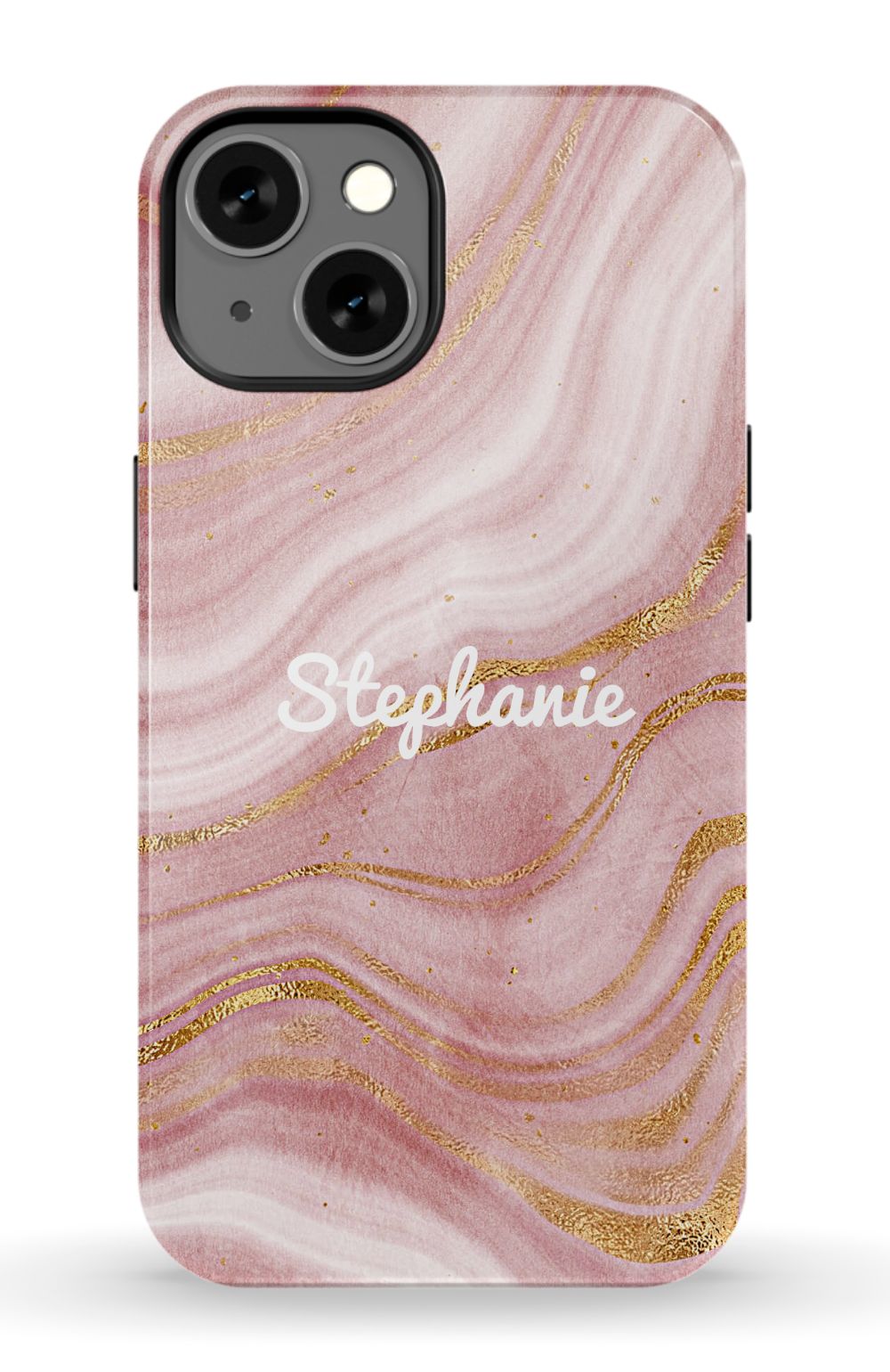 Personalized Pink Gold Emerald Phone Case