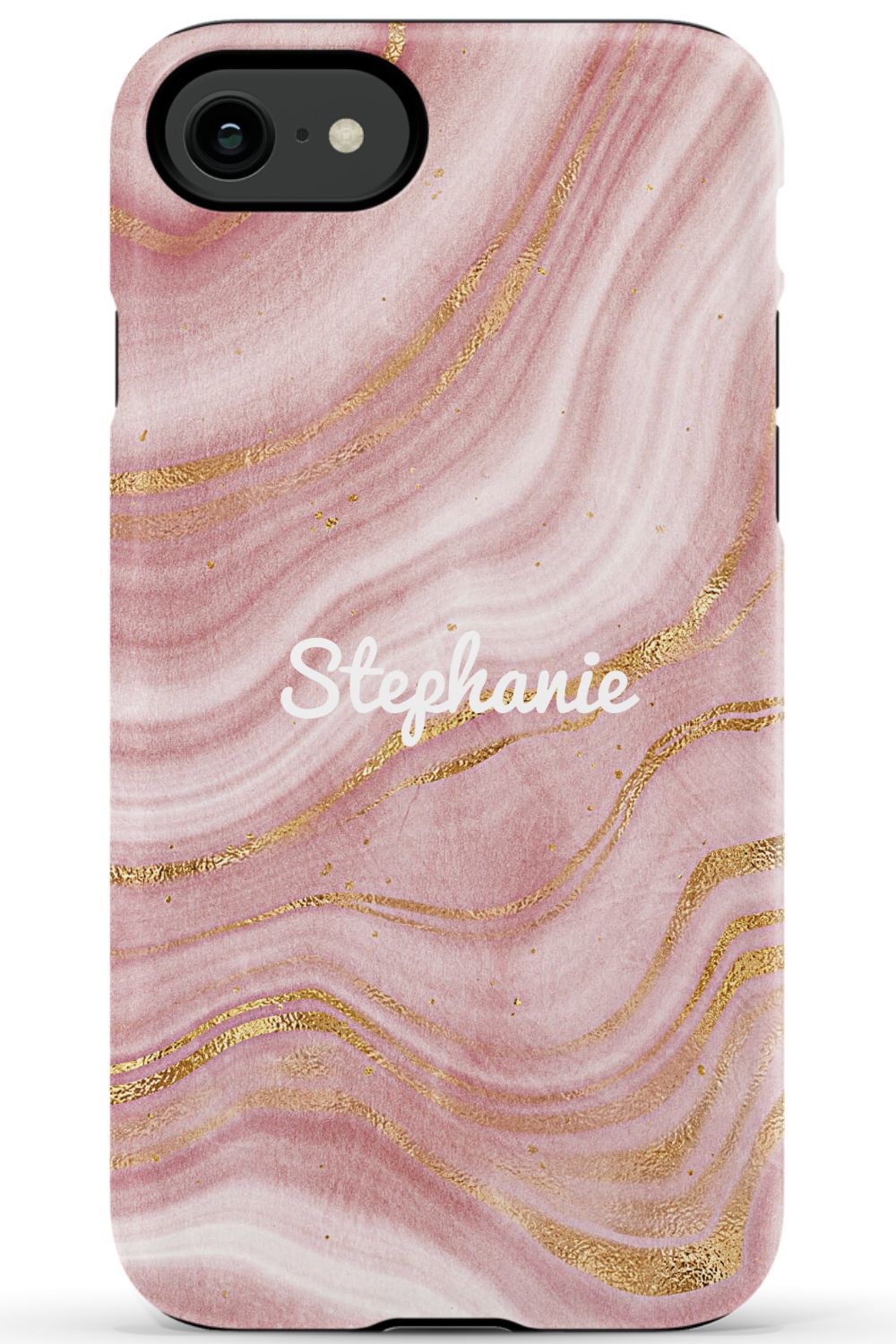 Personalized Pink Gold Emerald Phone Case