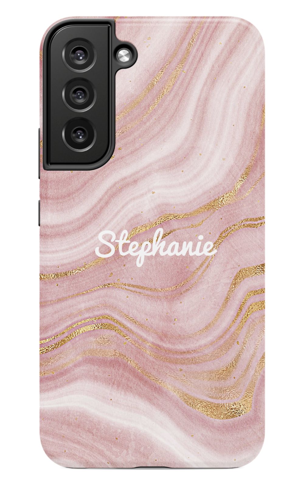 Personalized Pink Gold Emerald Phone Case