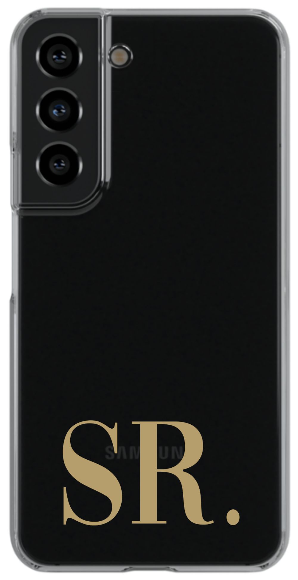 Your Initials on Clear Phone Case