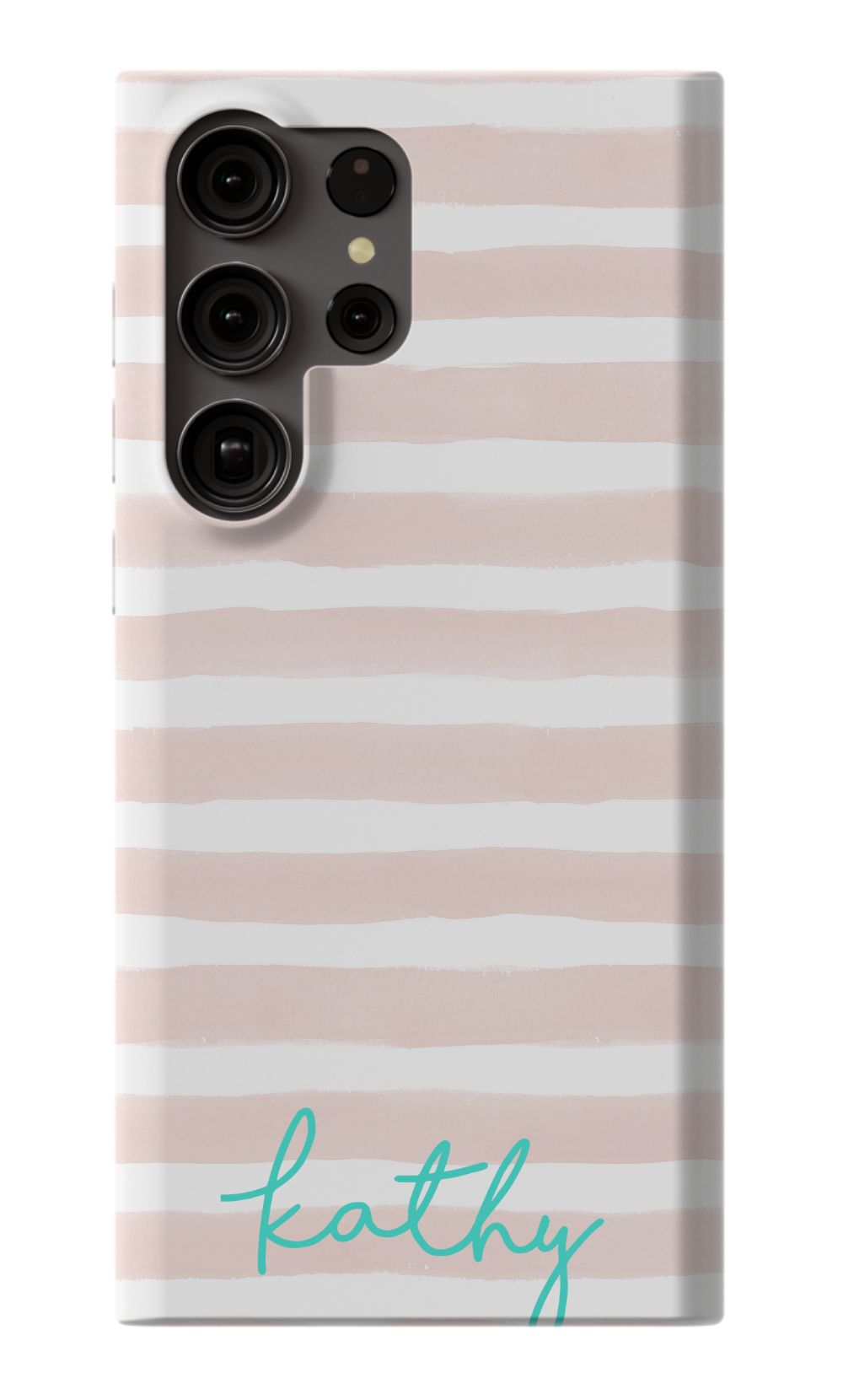 Personalized Pink Watercolor Phone Case