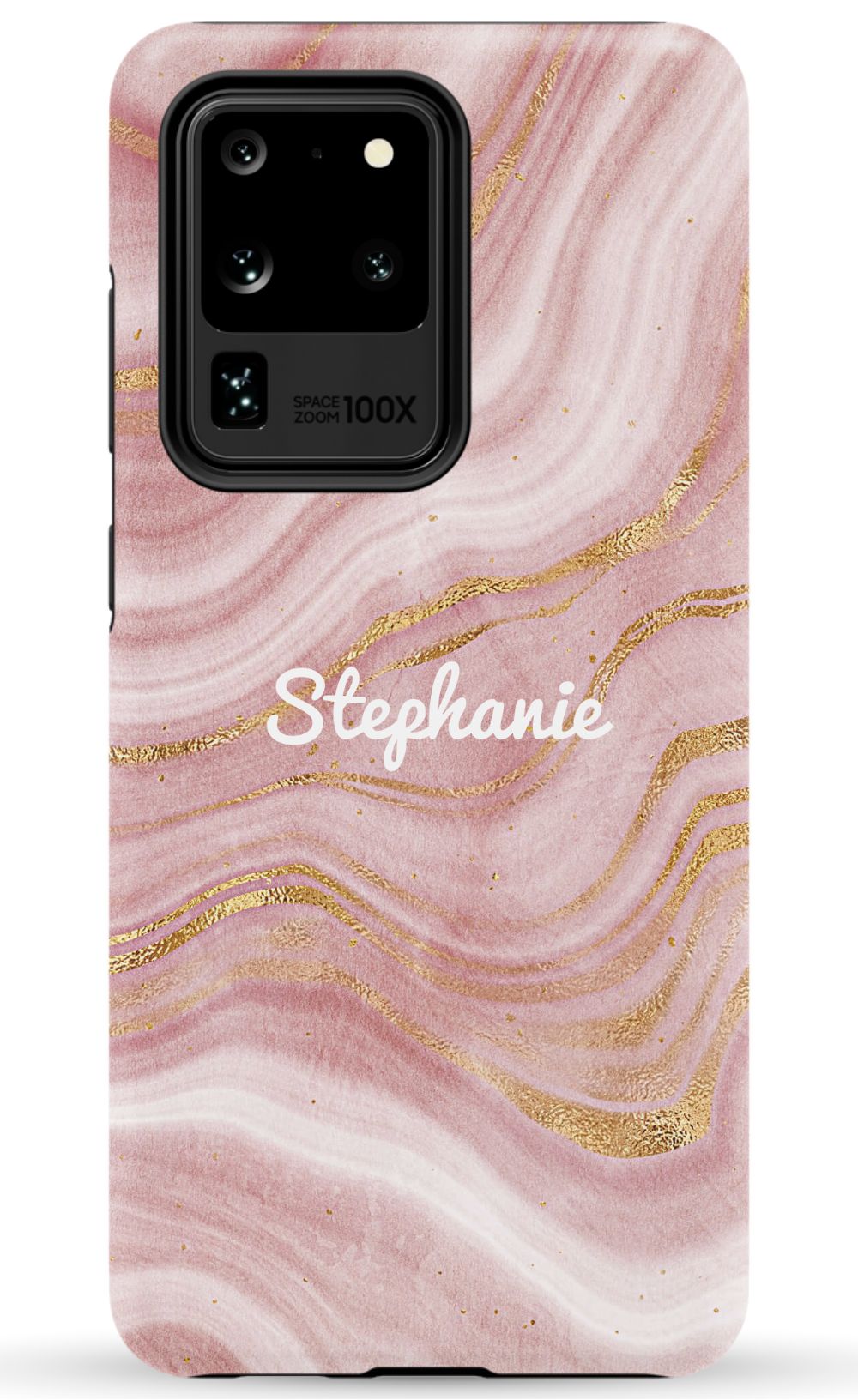 Personalized Pink Gold Emerald Phone Case