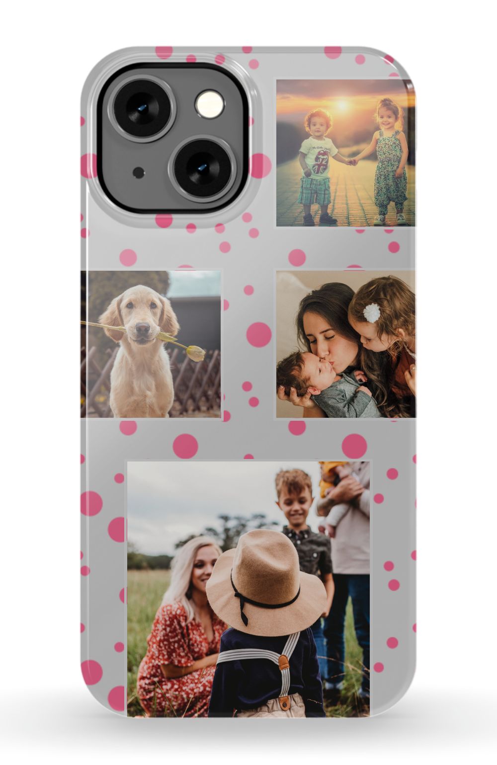 Personalized Gallery Polka Dot Phone Case