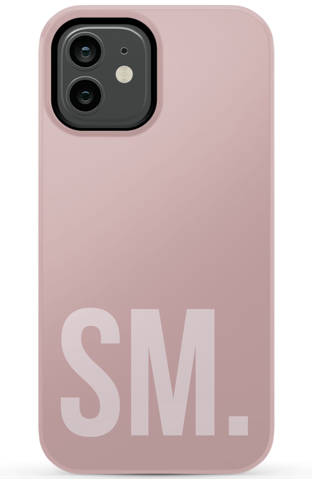 Nude Pink Personalized Monogram Phone Case