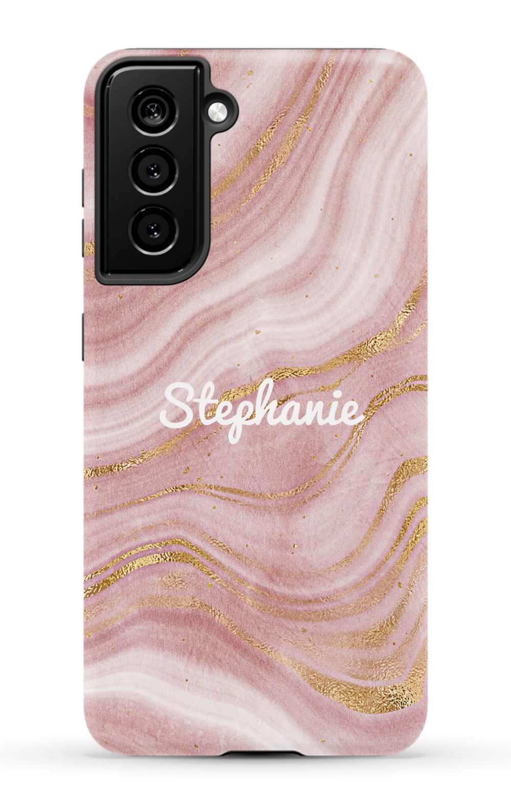 Personalized Pink Gold Emerald Phone Case