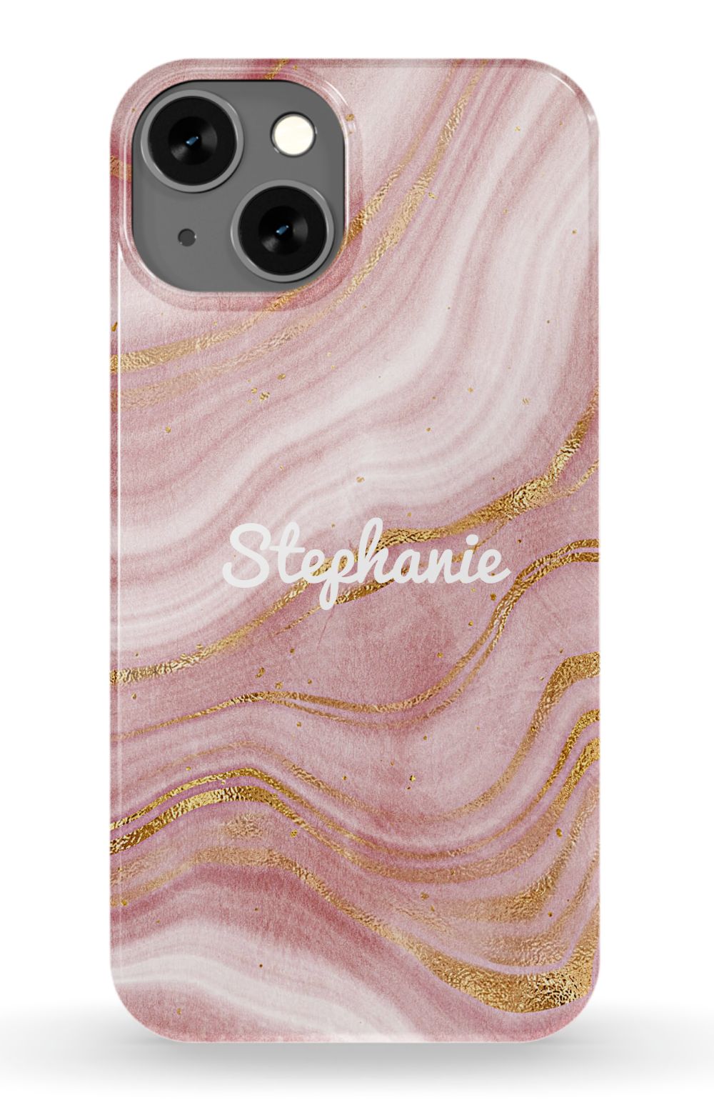 Personalized Pink Gold Emerald Phone Case