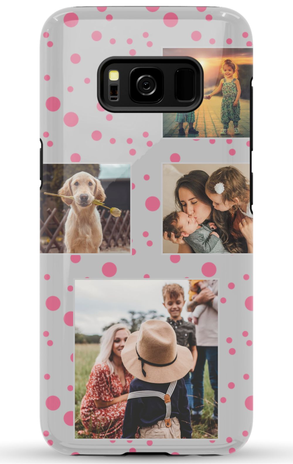 Personalized Gallery Polka Dot Phone Case