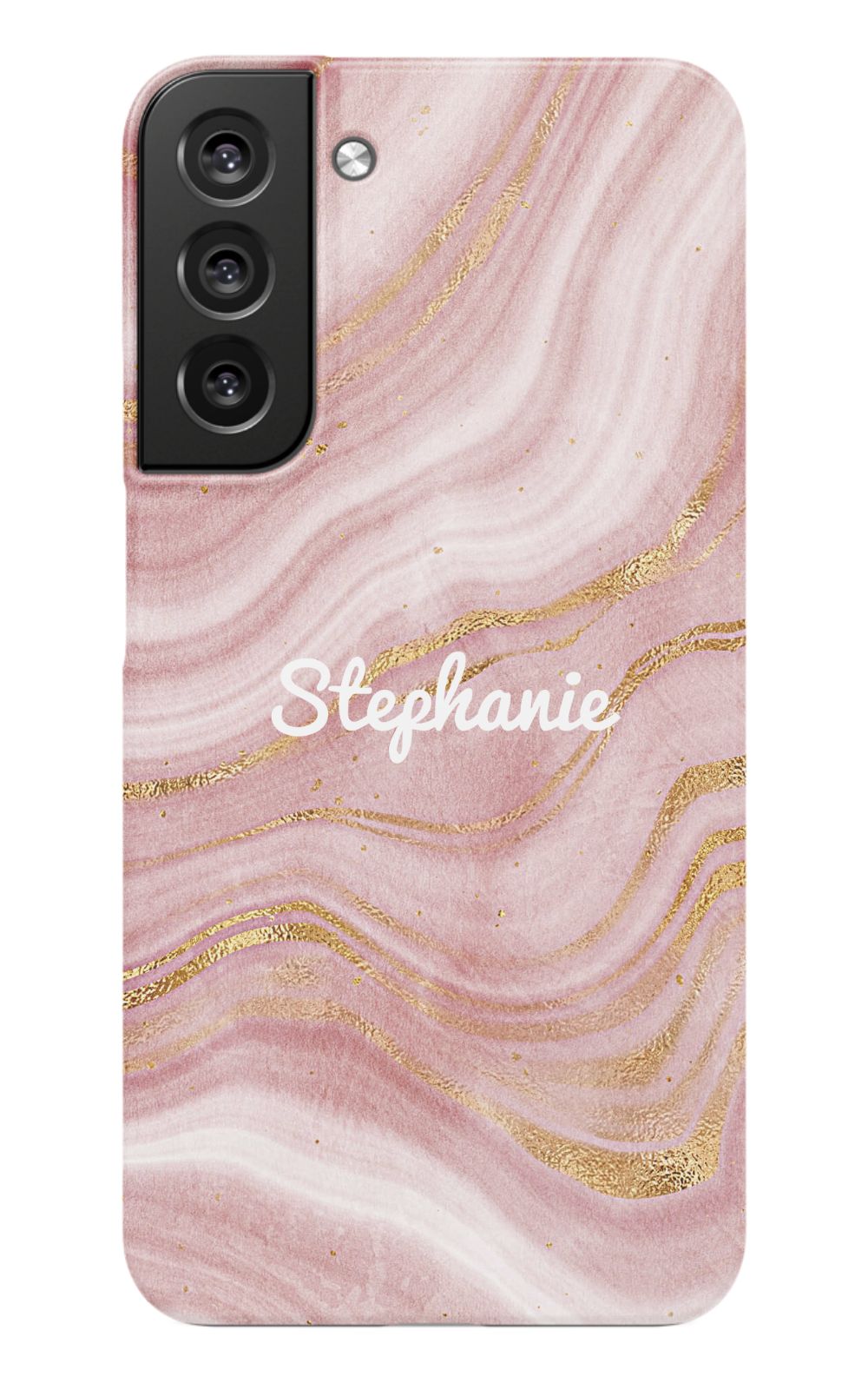 Personalized Pink Gold Emerald Phone Case