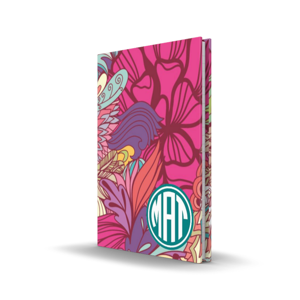 Monogram Floral Journal