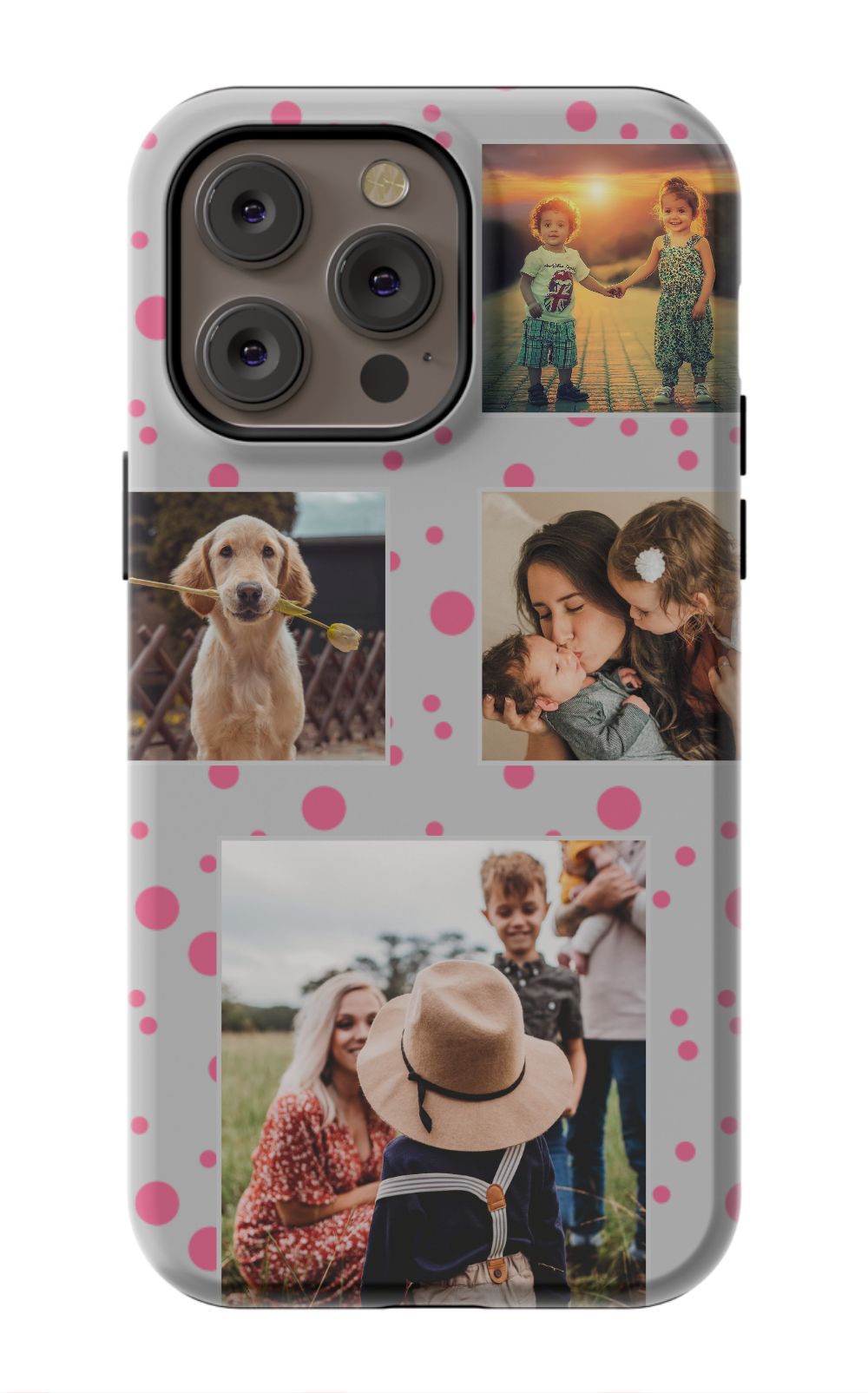 Personalized Gallery Polka Dot Phone Case