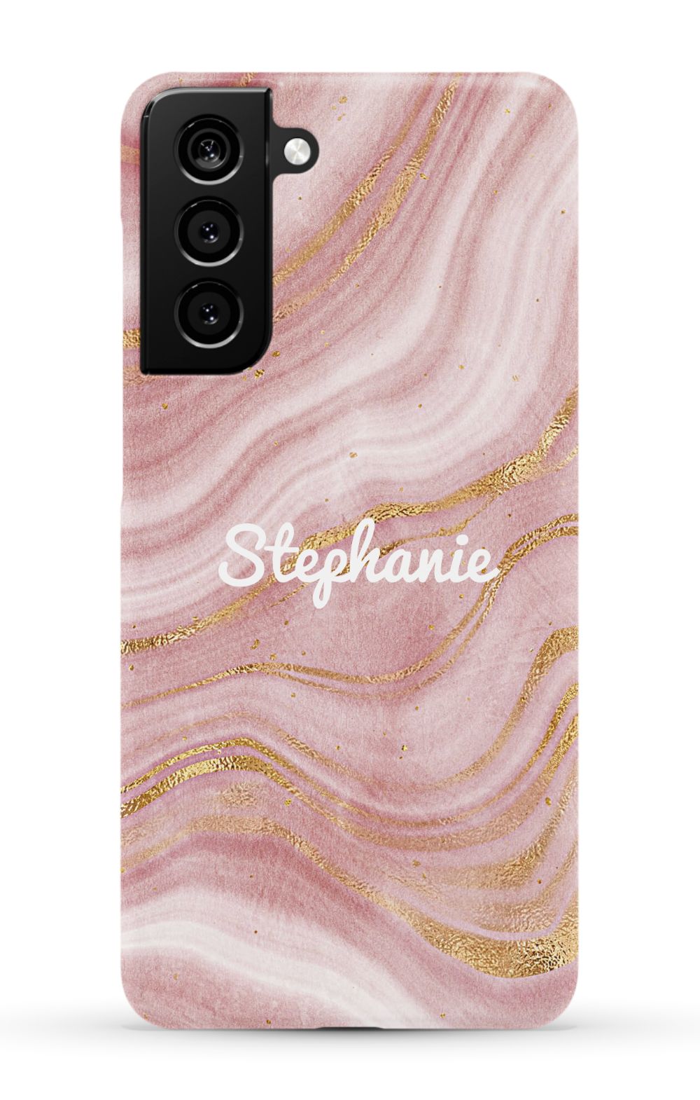 Personalized Pink Gold Emerald Phone Case