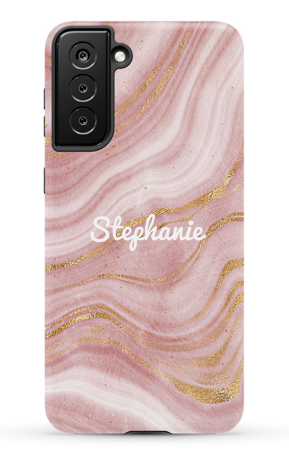 Personalized Pink Gold Emerald Phone Case