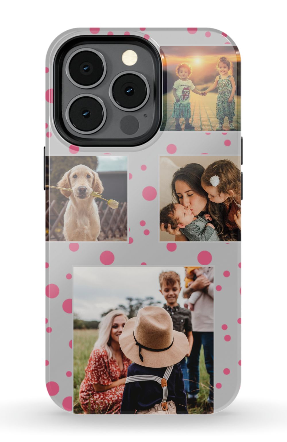 Personalized Gallery Polka Dot Phone Case