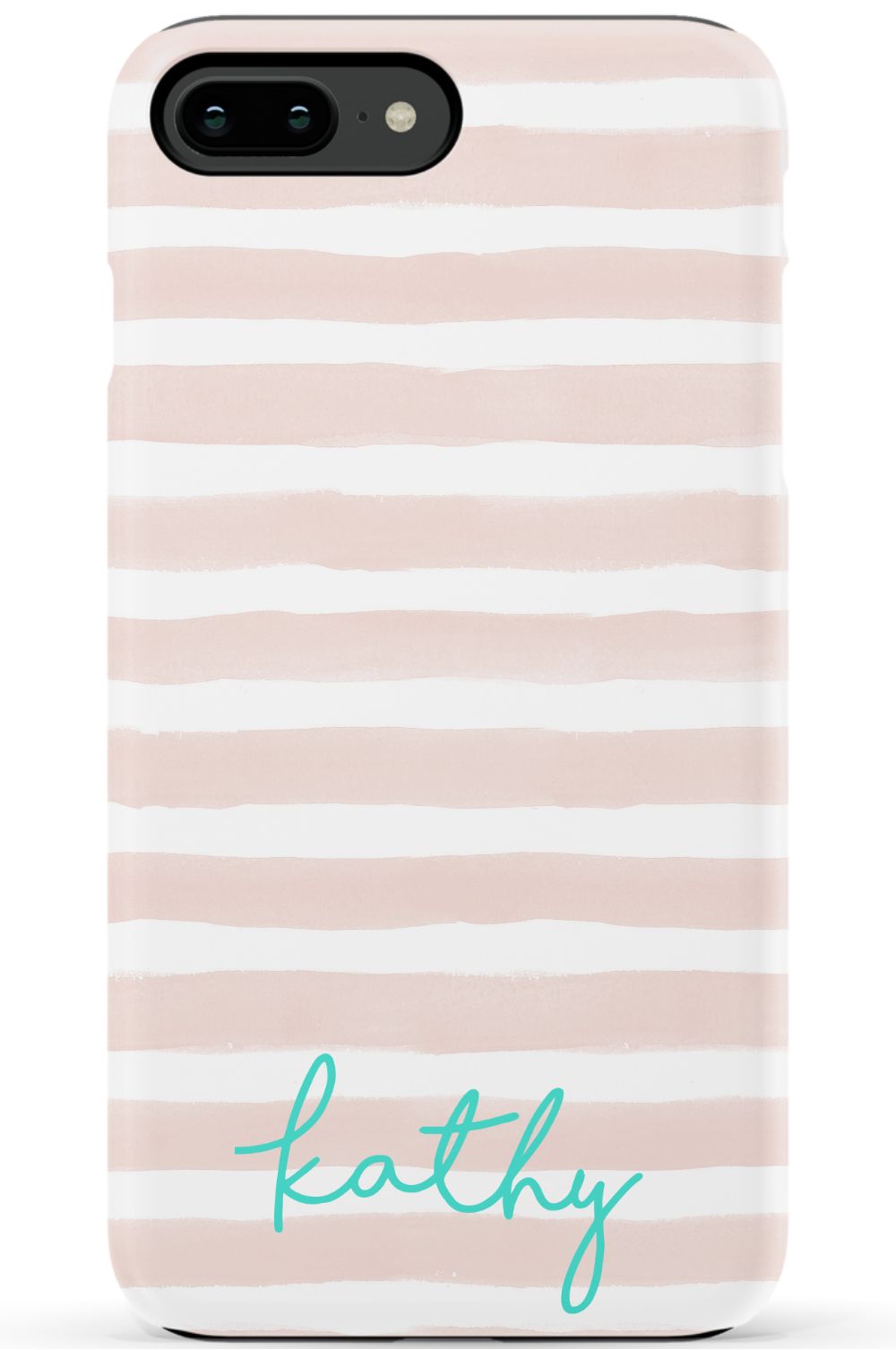 Personalized Pink Watercolor Phone Case