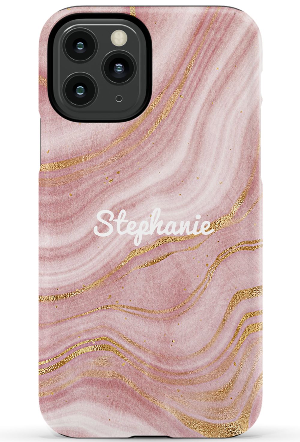 Personalized Pink Gold Emerald Phone Case