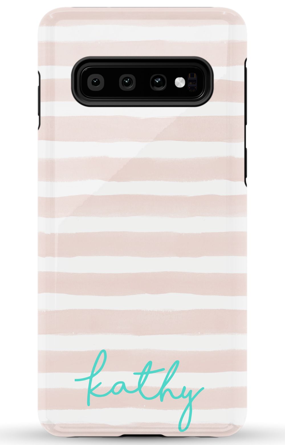 Personalized Pink Watercolor Phone Case