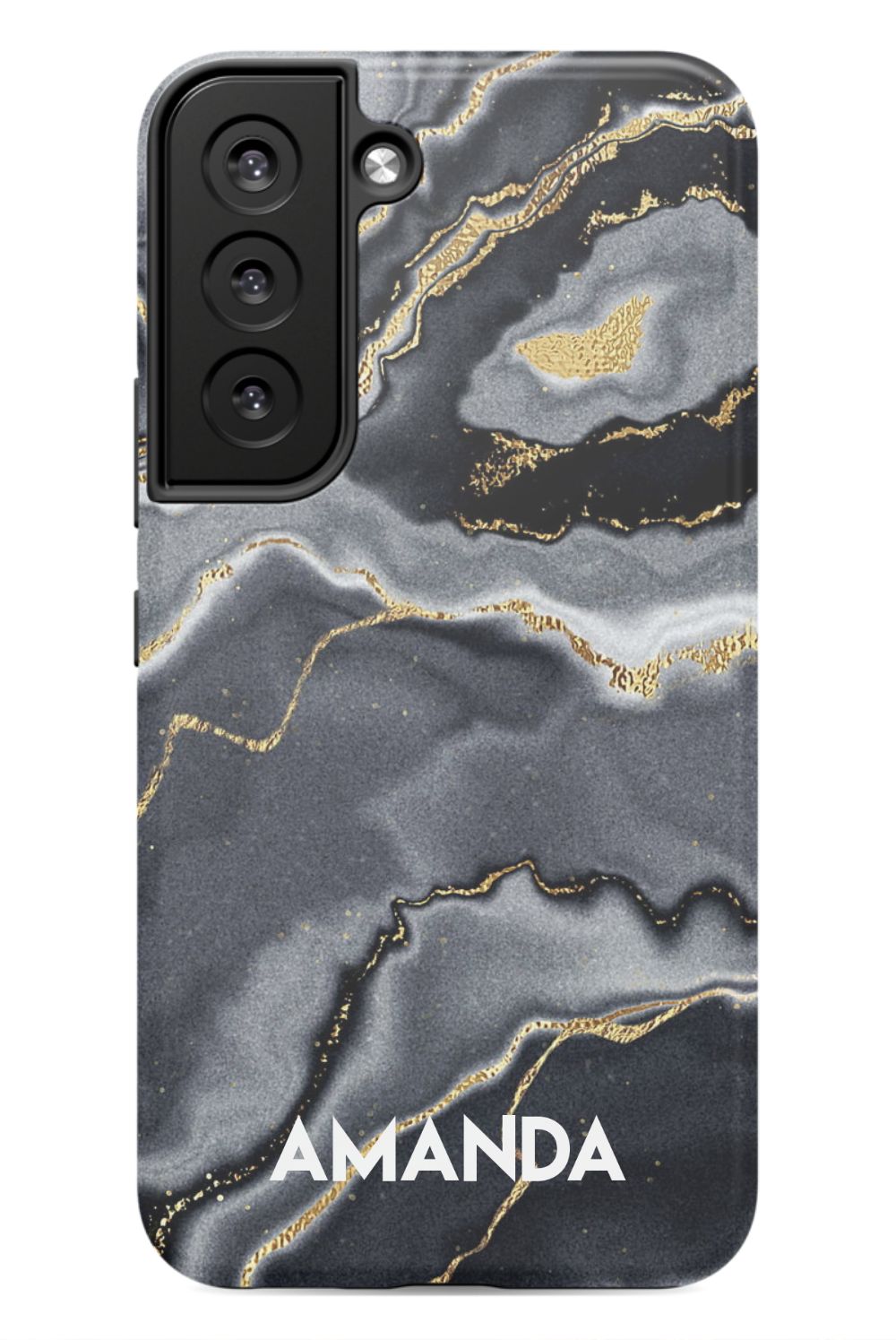 Personalized Black Gold Emerald Phone Case