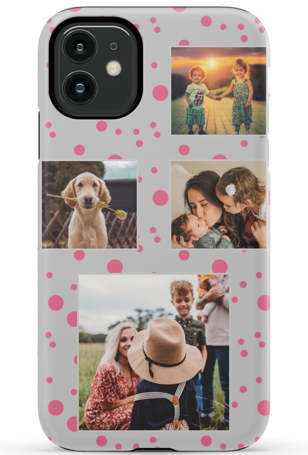 Personalized Gallery Polka Dot Phone Case