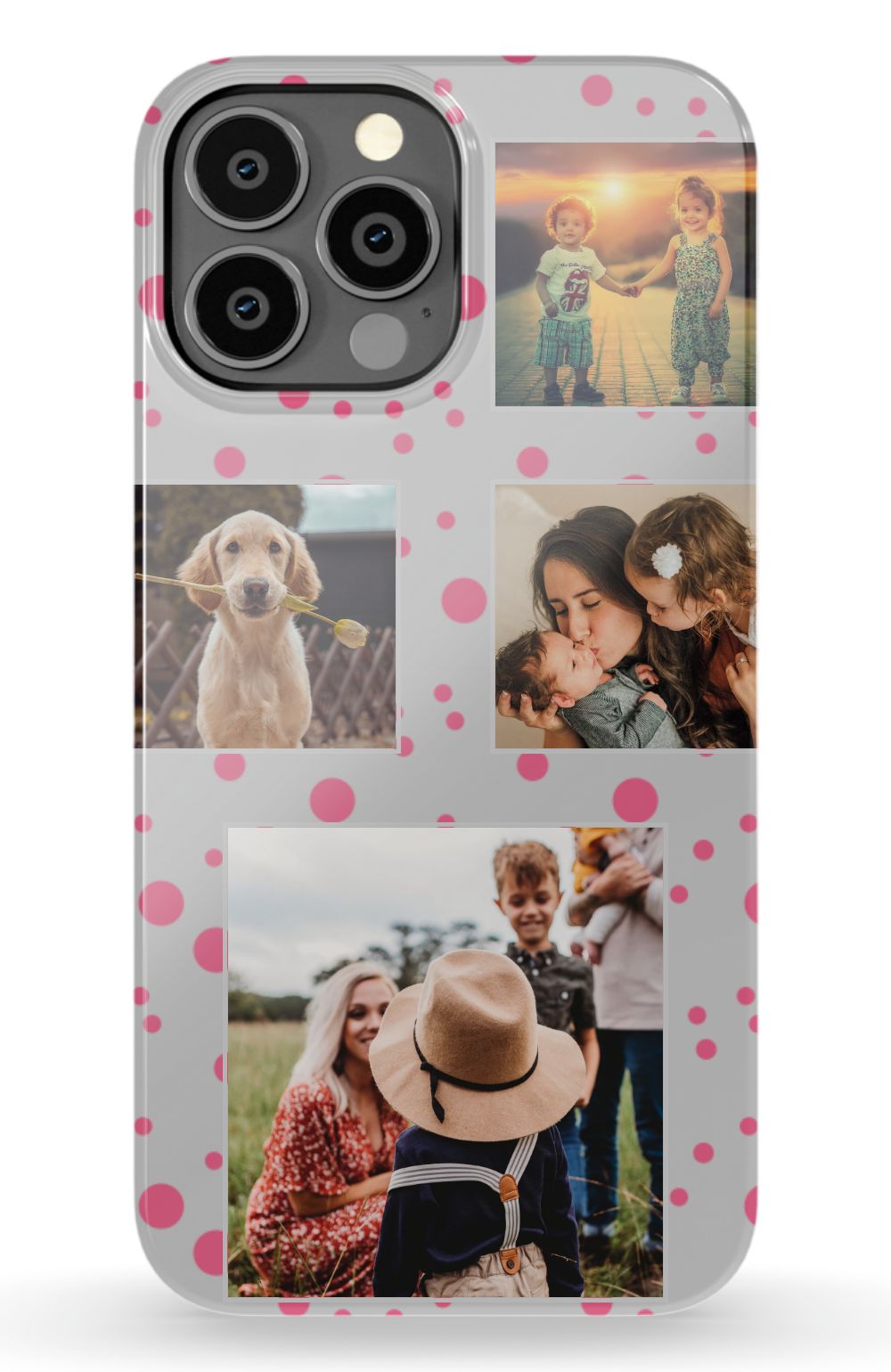 Personalized Gallery Polka Dot Phone Case