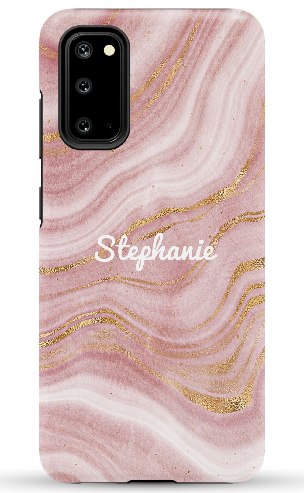 Personalized Pink Gold Emerald Phone Case