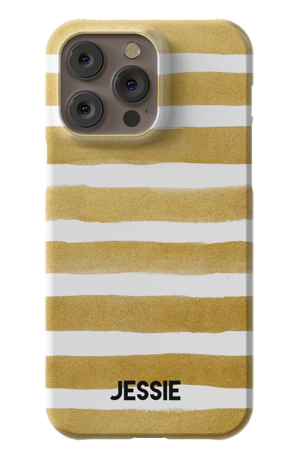 Personalized Gold Watercolor Phone Case