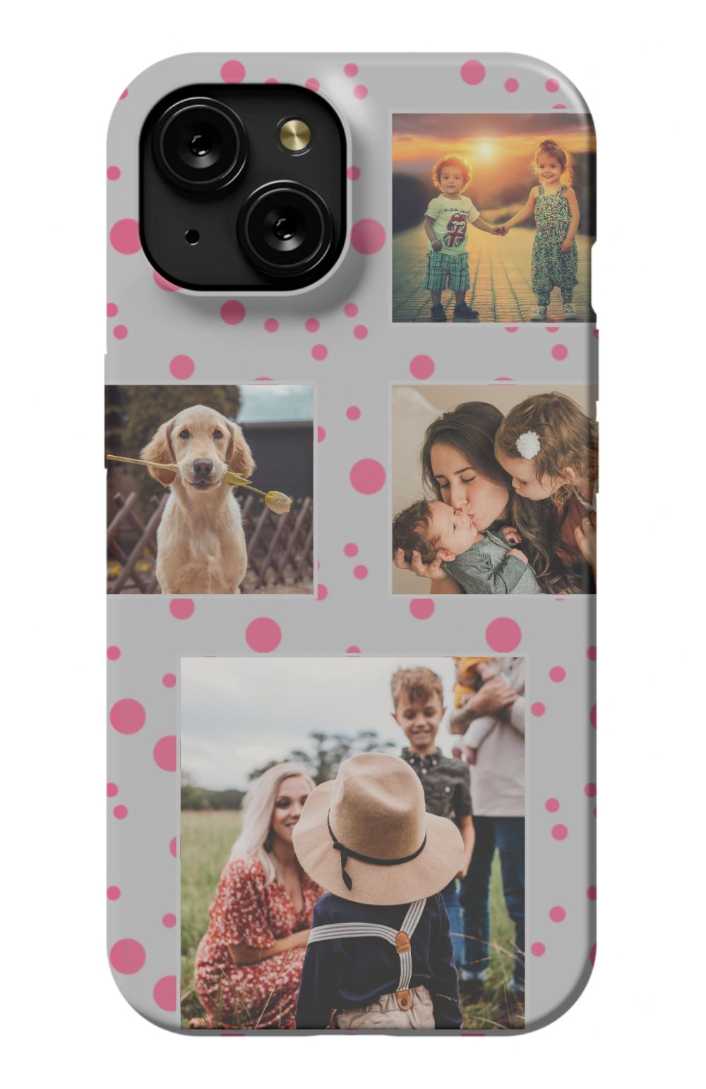 Personalized Gallery Polka Dot Phone Case