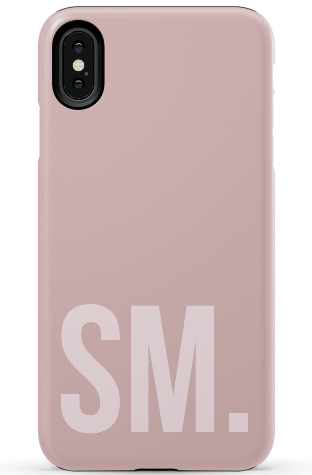 Nude Pink Personalized Monogram Phone Case