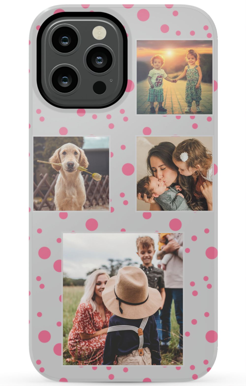 Personalized Gallery Polka Dot Phone Case
