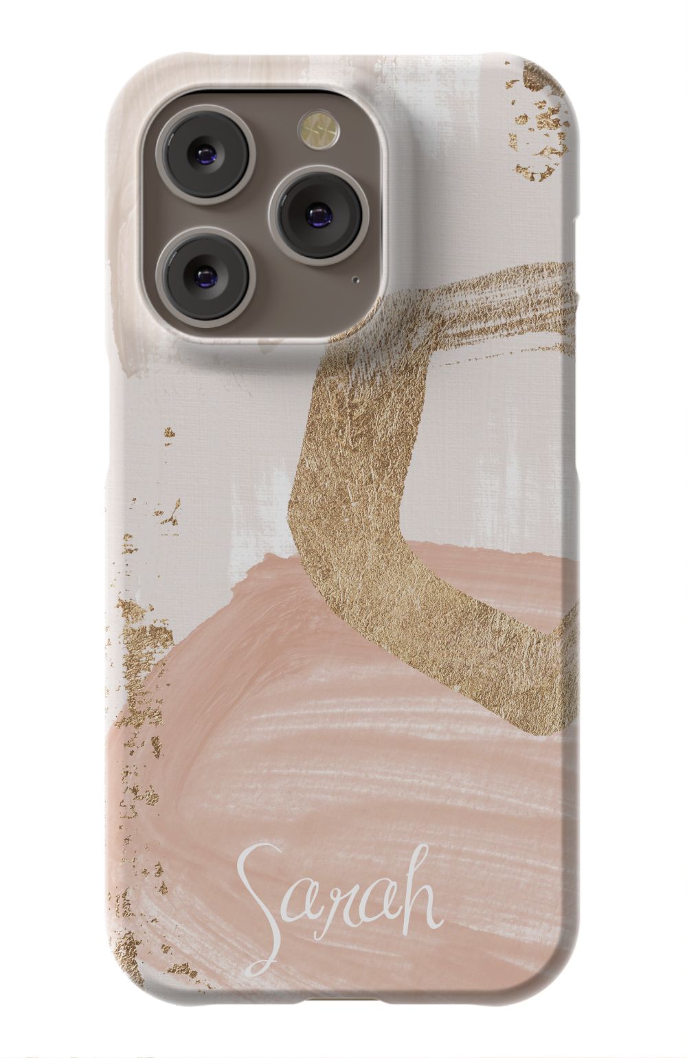 Blush & Gold Personalized Phone Case