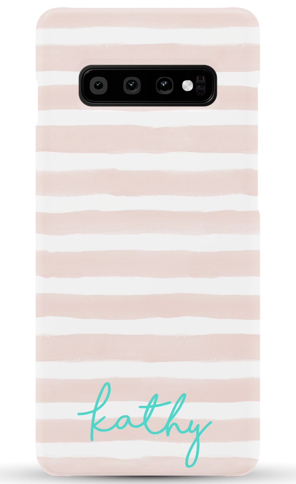 Personalized Pink Watercolor Phone Case